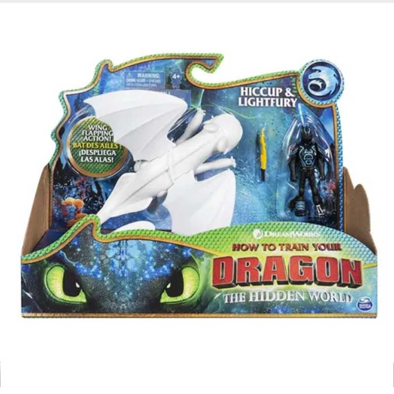 Como Entrenar A Tu Dragón 3 Chimuela Hipo Furia Luminosa New