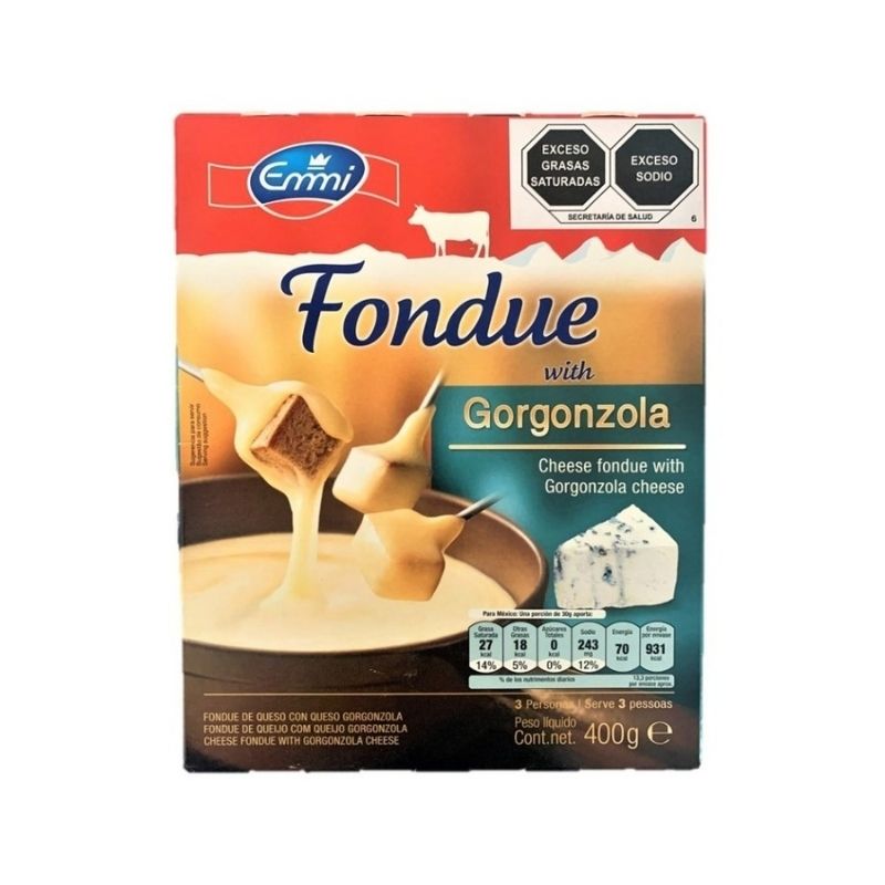 Queso Fondue Gorgonzola Emmi 400 Gr Suiza