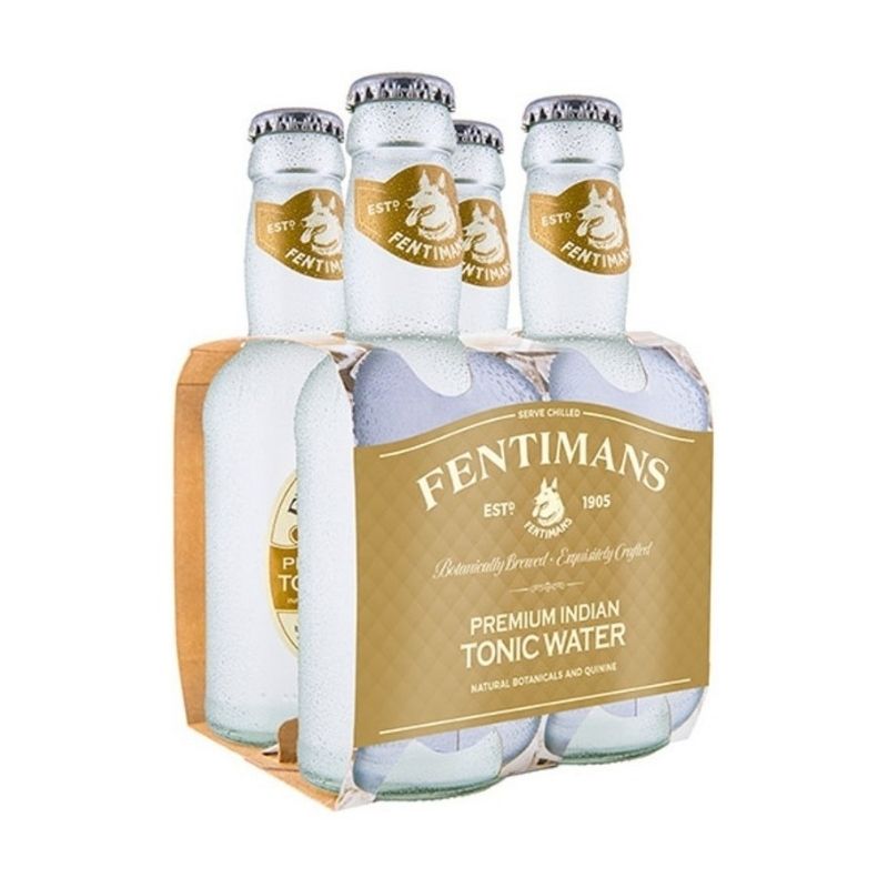 Agua Fentimans India Tonic Paq 4 Bot C/u 200ml