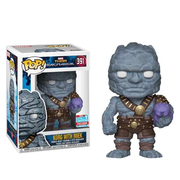 Funko Pop Korg with Miek Thor Ragnarok Exclusivo
