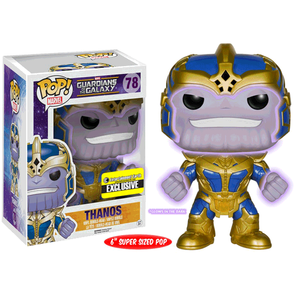 Funko Thanos 78 Glow Exclusivo Guardianes de la Galaxia