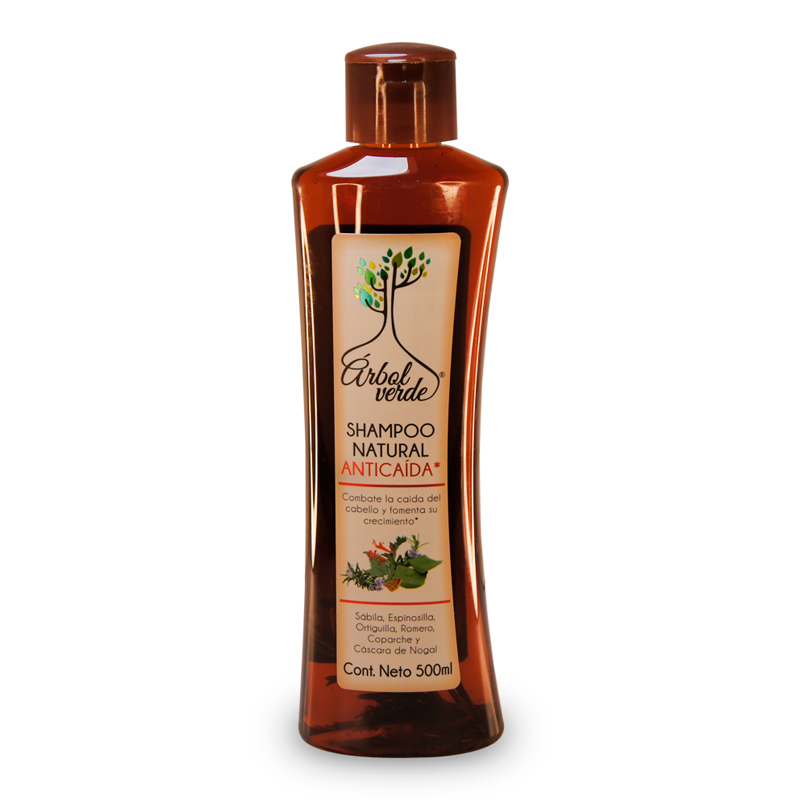 Shampoo Natural Árbol Verde Anticaída De Romero y Sábila 500ml