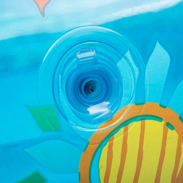 Alberca Inflable Rectangular Familiar Piscina Hinchable Diseño Flores