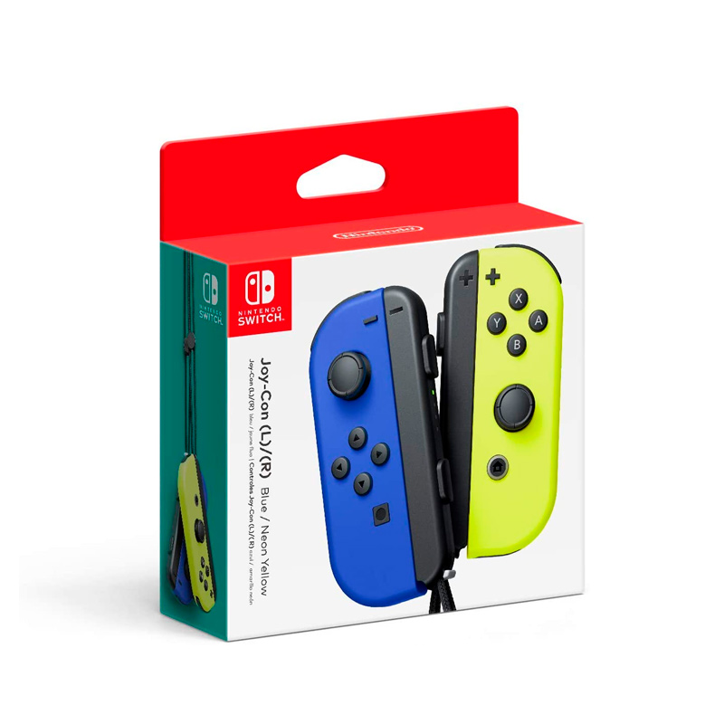 Joy Con Nintendo Switch Neon Yellow Neon Blue