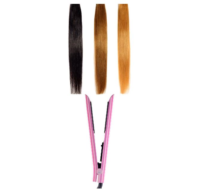 Plancha Para Cabello Platinum Pink Stripes Royale