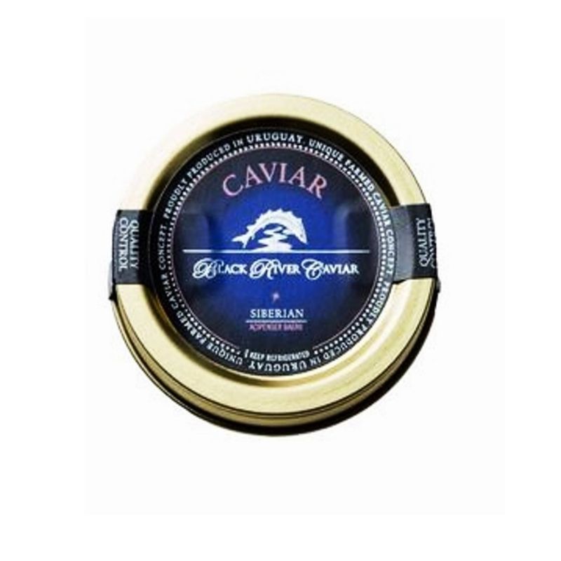 Caviar Siberian Semiconserva Black River Lata De 30g