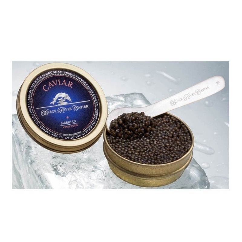 Caviar Siberian Semiconserva Black River Lata De 30g