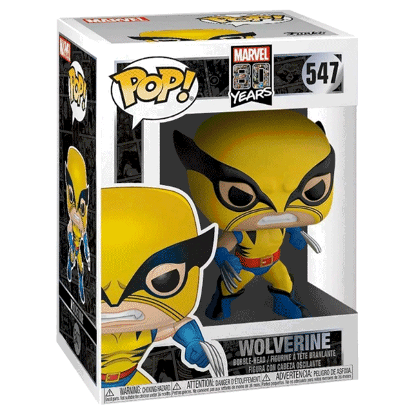 Funko Pop Wolverine 80 Aniversario Marvel X-Men