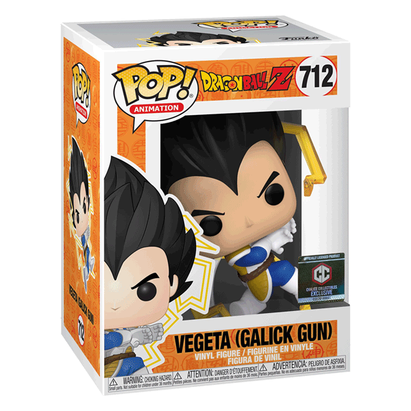 Funko Vegeta Galick Gun 710 Exclusivo Chalice Dragon Ball Z