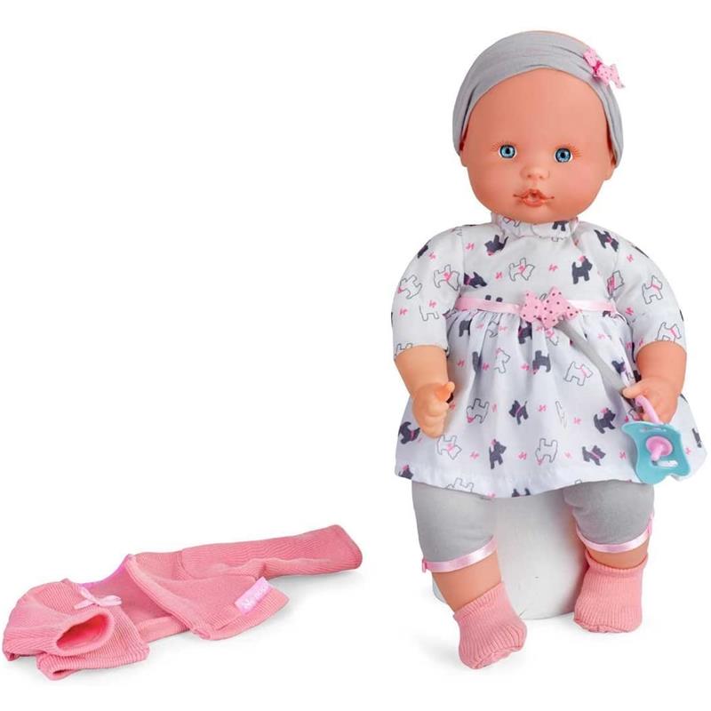 Nenuco Su Primer Chupete 35 Cm Vestido Perritos Cuerpo Duro