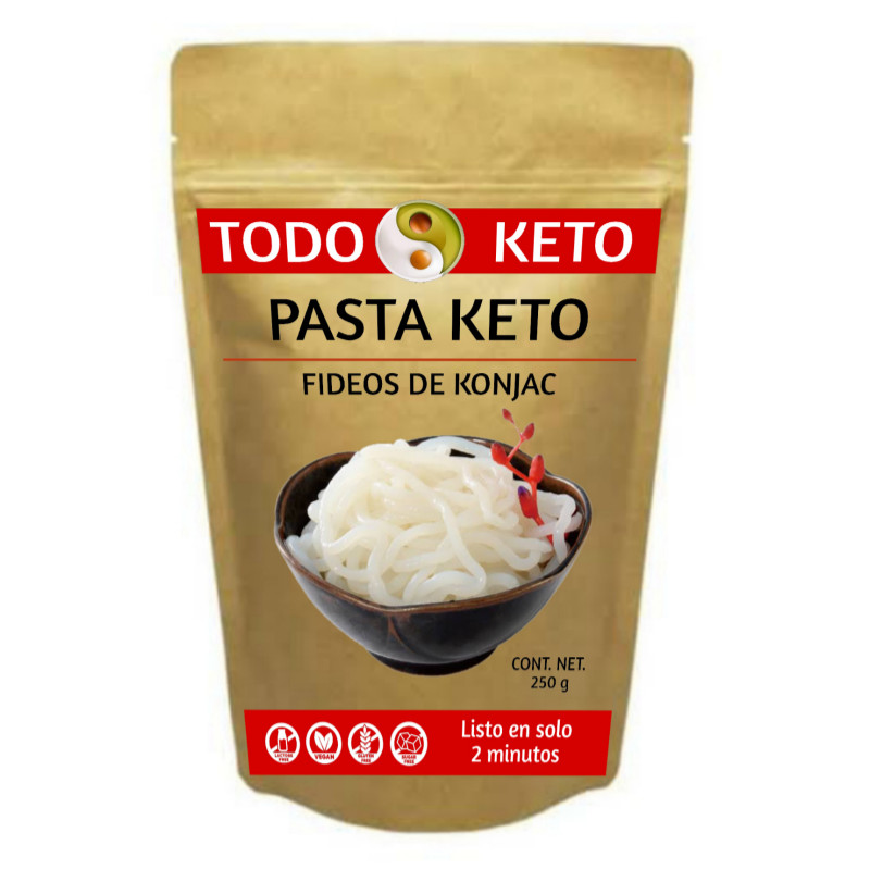 Fideos Keto Pasta de Konjac Shirataki sin Glúten