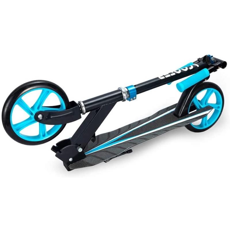 Scooter Para Adulto Plegable De Metal 100 Kg 2 Ruedas Azul