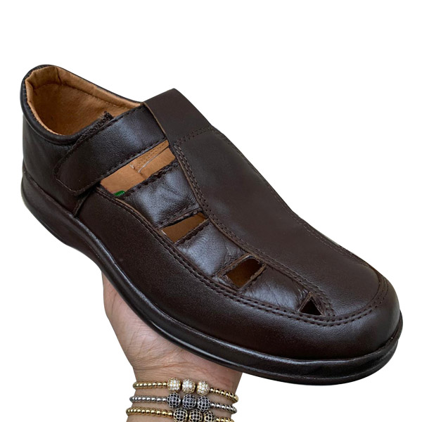 Huarache Café Chocolate Para Pie Delicado Piel de Borrego Baraldi Zanthy shoes
