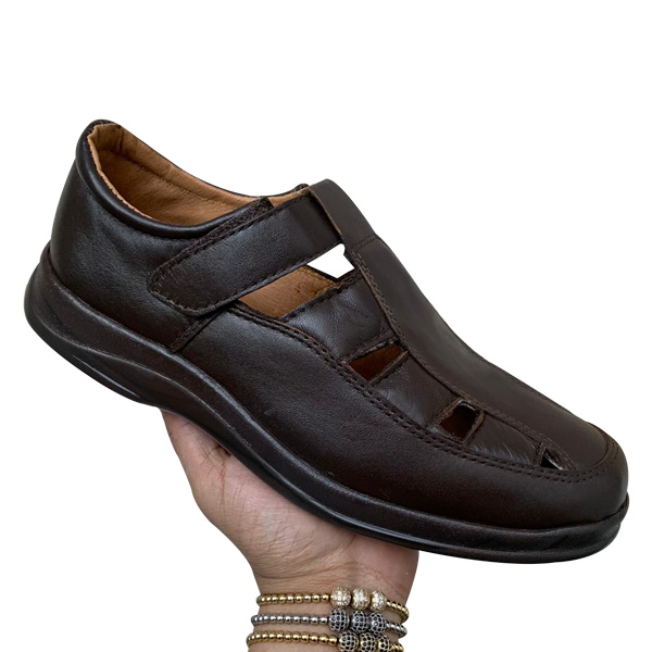 Huarache Café Chocolate Para Pie Delicado Piel de Borrego Baraldi Zanthy shoes