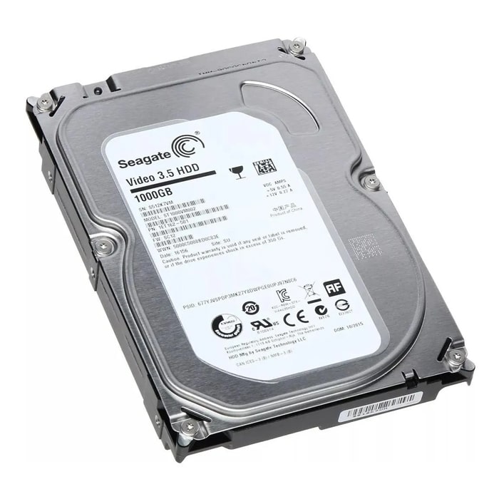 Disco duro interno Seagate Video 3.5 HDD alamcenamiento pc 1TB
