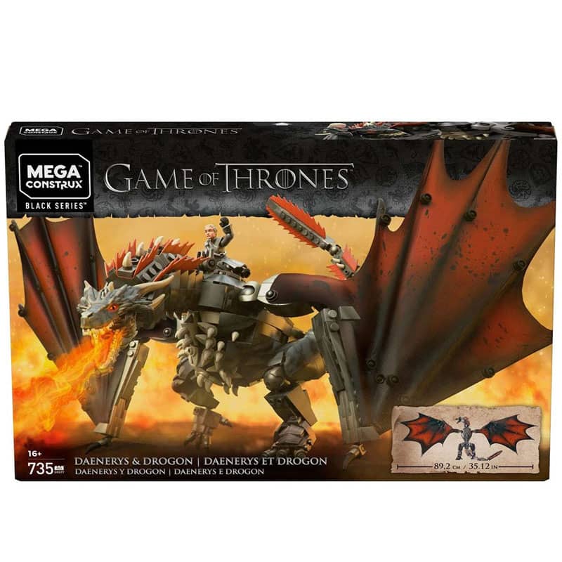 Mega Construx Black Series Game Of Thrones Daenerys Y Drogon