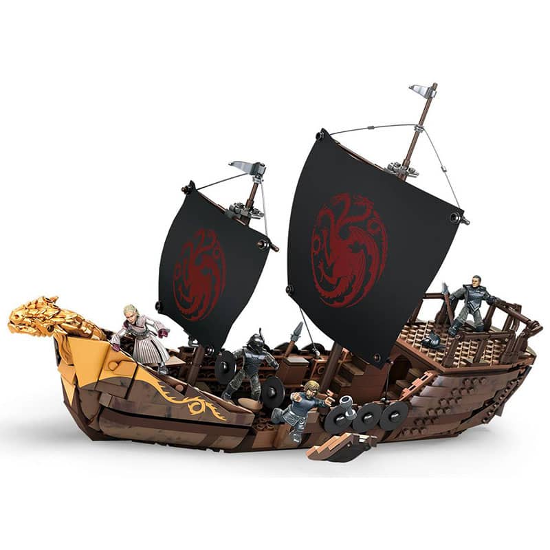 Barco De Guerra Targaryen Mega Construx Game Of Thrones