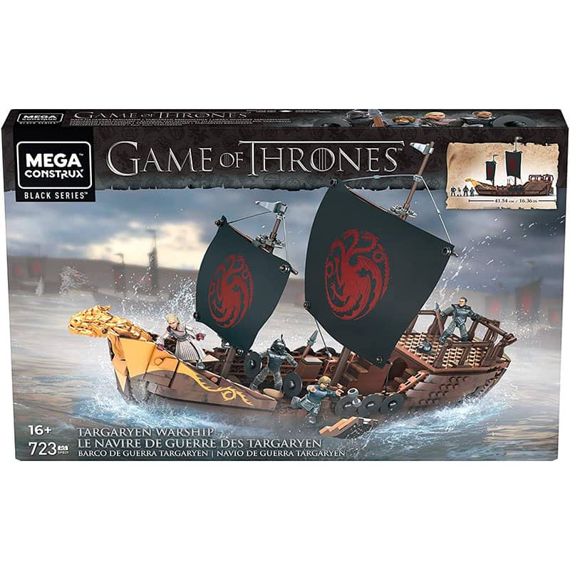 Barco De Guerra Targaryen Mega Construx Game Of Thrones