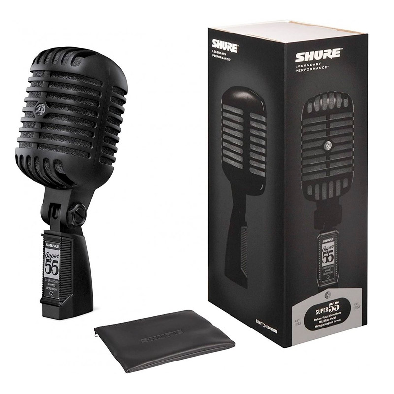 MICROFONO DE ESTUDIO SHURE SUPER 55 BLACK