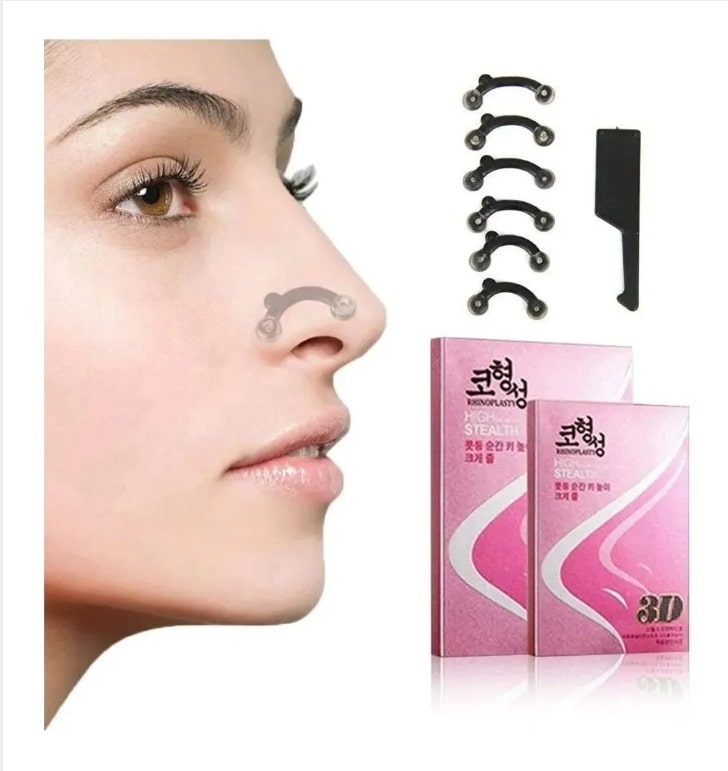 Respingador Nasal Corrector De Nariz 3 Pares 1 Ch, 1 M Y 1 L