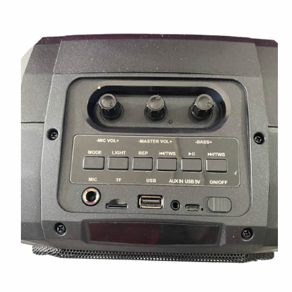 Bafle Amplificador Led Bluetooth De 65 Alien Pro K40 - Negro