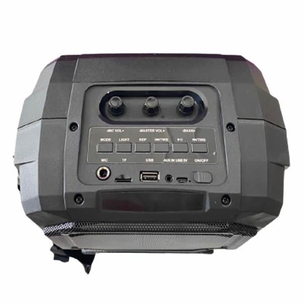 Bafle Amplificador Led Bluetooth De 65 Alien Pro K40 - Negro