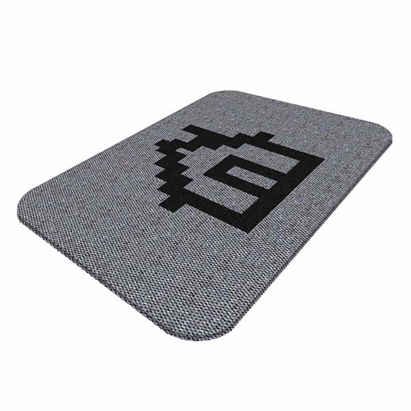 TAPETE DECORATIVO ELITEMAT DISEÑO CASA PIXEL STERLING DE 0.70X0.50 MTS