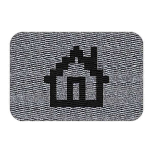 TAPETE DECORATIVO ELITEMAT DISEÑO CASA PIXEL STERLING DE 0.70X0.50 MTS