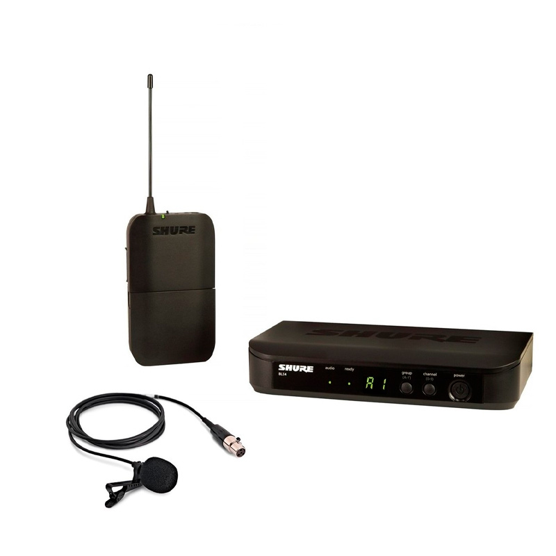 MICRFONO INALAMBRICO DE SOLAPA SHURE BLX14/CVL