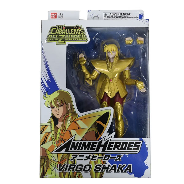 Figura Articulada Bandai Caballeros Del Zodiaco Anime Heroes Shaka De Virgo