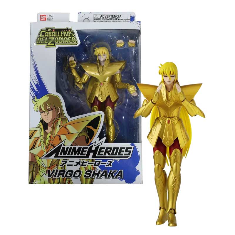 Figura Articulada Bandai Caballeros Del Zodiaco Anime Heroes Shaka De Virgo