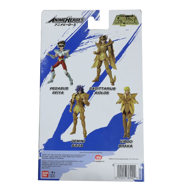 Figura Articulada Bandai Caballeros Del Zodiaco Anime Heroes Shaka De Virgo