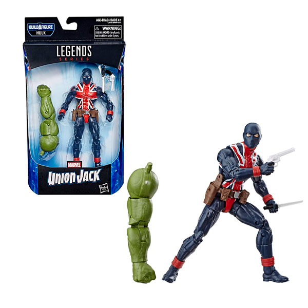 Figura Articulada Marvel Legends Build A Figure Union Jack