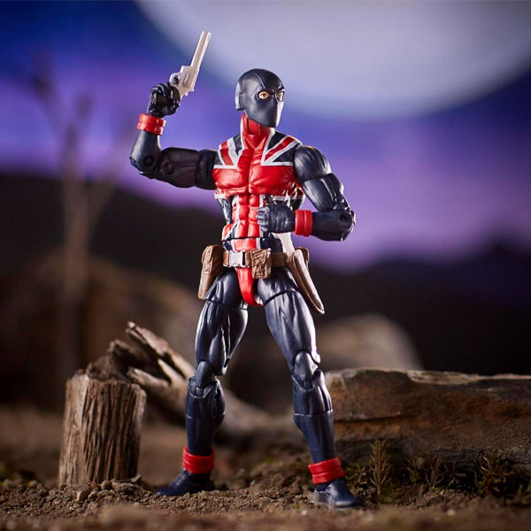 Figura Articulada Marvel Legends Build A Figure Union Jack