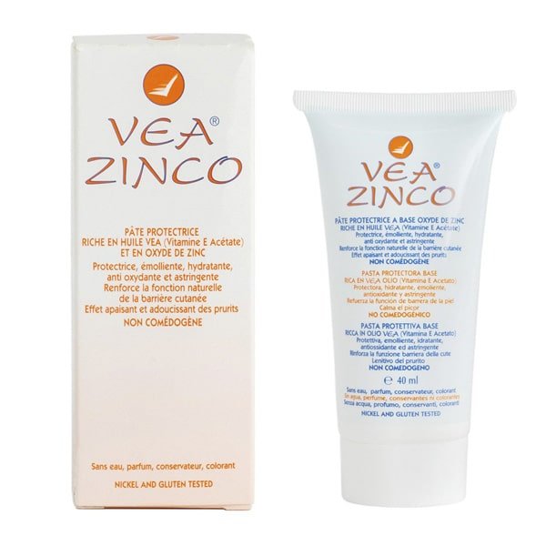 VEA. Zinco, pasta protectora con vitamina E y Oxido de Zinc