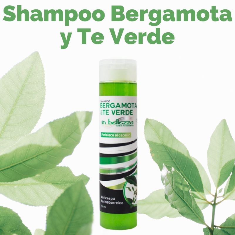 Shampoo Bergamota Crecimiento Cabello Alopecia Anti Caída