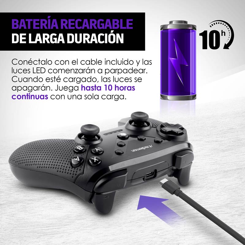 Control para Nintendo Switch Pro Compatible con PC y Android Redlemon