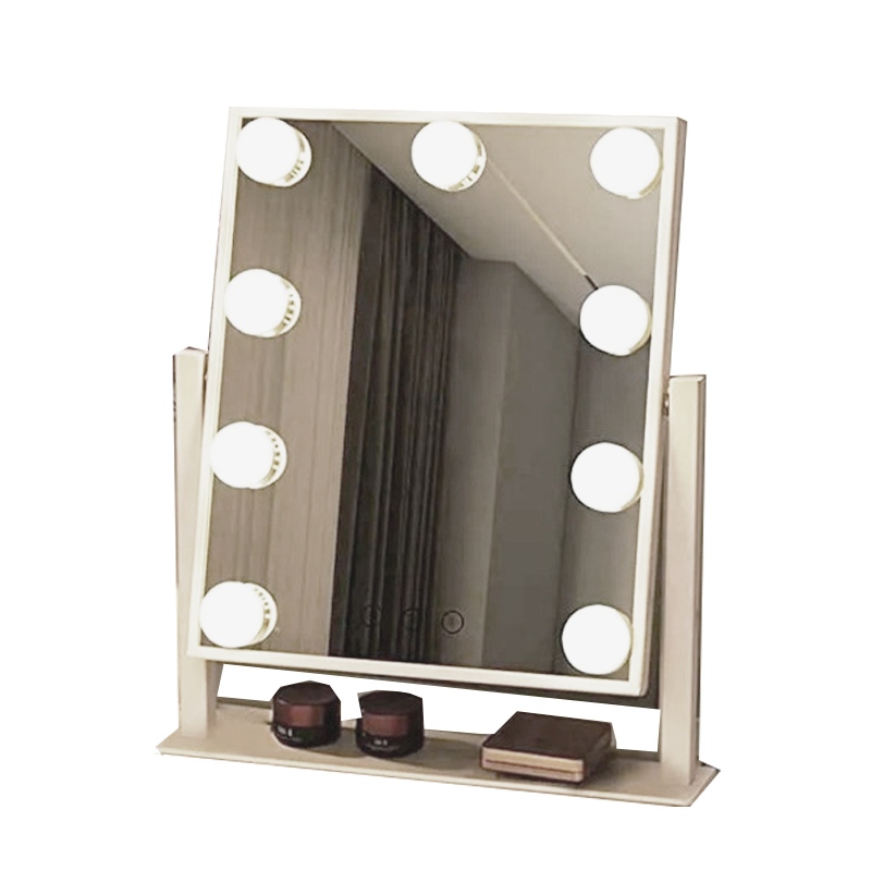 Espejo Con Focos Luz Led Para Maquillaje Tipo Hollywood Dama	