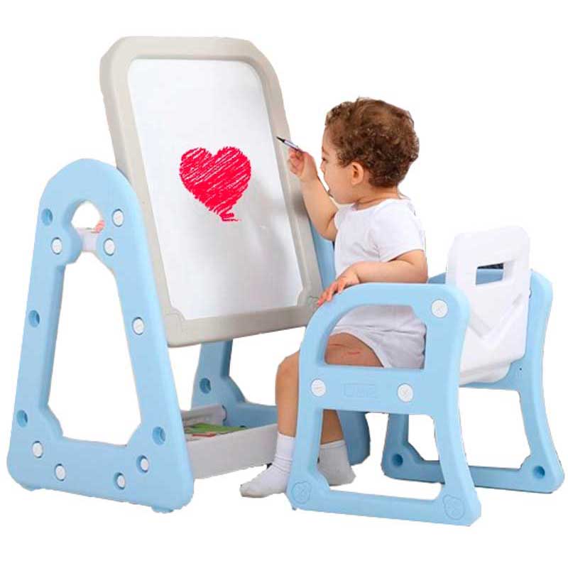 Pizarrón infantil 2 en 1 azul