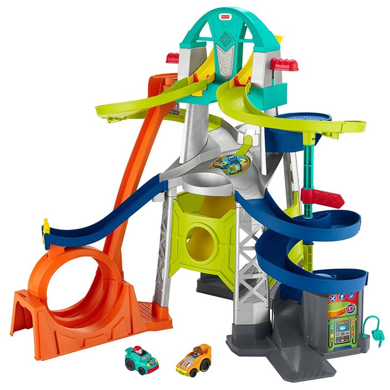 Pista De Carreras Con Lanzador Y Looping Fisher Price