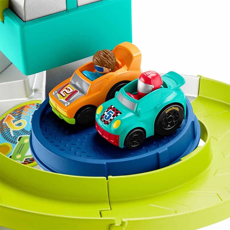 Pista De Carreras Con Lanzador Y Looping Fisher Price