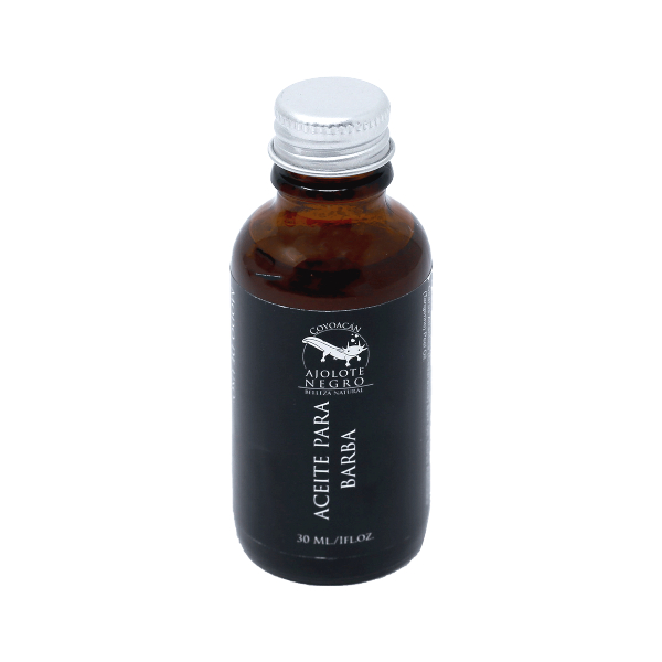 Aceite para Barba Natural Ajolote Negro