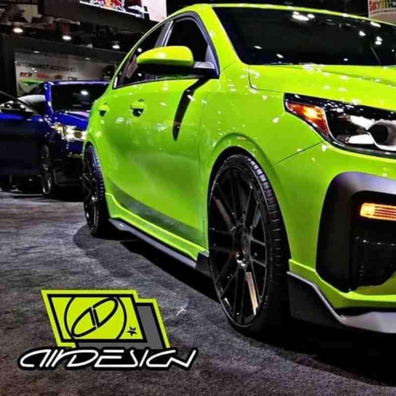 Estribos laterales para kia forte sedan originales de air design