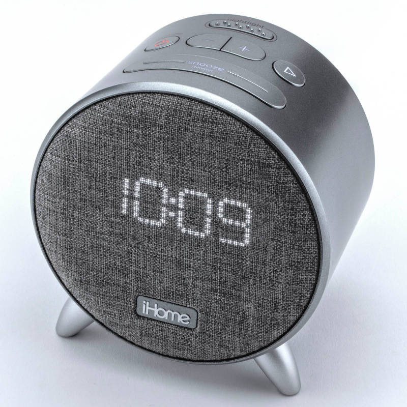 Bocina Bluetooth Reloj Despertador iHome iBT235G Carga USB.