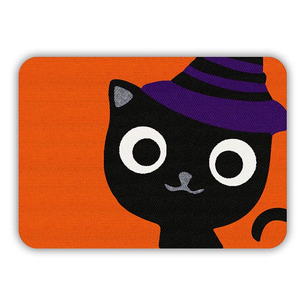 TAPETE DECORATIVO ELITEMAT DISEÑO HALLOWEEN GATITO 0.70 X 0.50 MTS