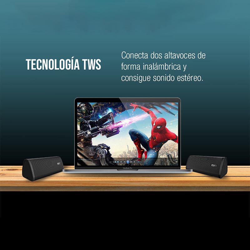 Bocina Bluetooth MIFA A10 Negro Resistente Agua Manos Libres