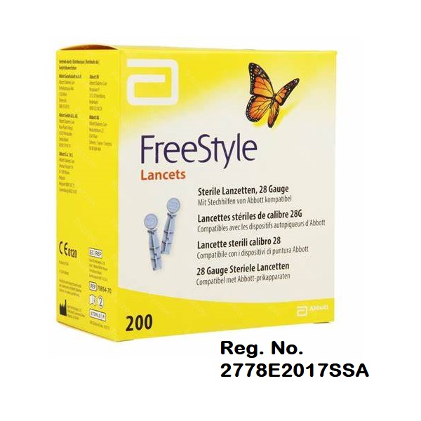 Lancetas Freestyle 200 pzas 