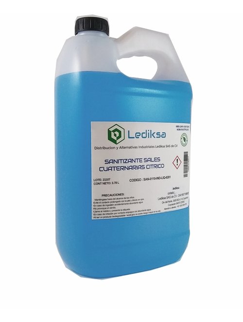 Sanitizante Biodegradable Sales Cuaternarias Citrico Galon