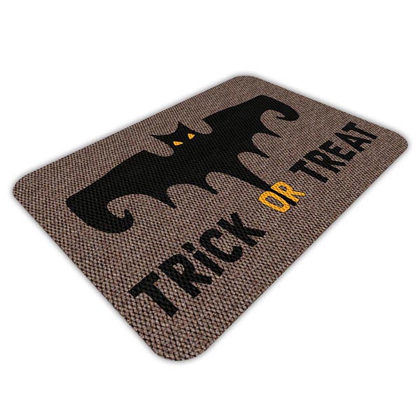 TAPETE DECORATIVO ELITEMAT HALLOWEEN DISEÑO TRICK OR TREAT 0.70 X 0.50 MTS