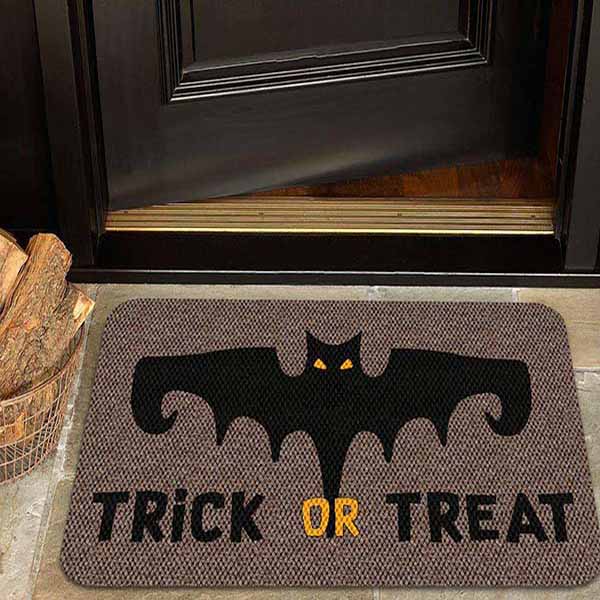 TAPETE DECORATIVO ELITEMAT HALLOWEEN DISEÑO TRICK OR TREAT 0.70 X 0.50 MTS